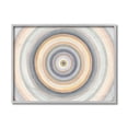 thumbnail image 1 of Stupell Industries Cool Tone Circular Rings Abstract Layered Shapes Grey Framed, 11 x 14, Design by Danhui Nai, 1 of 5