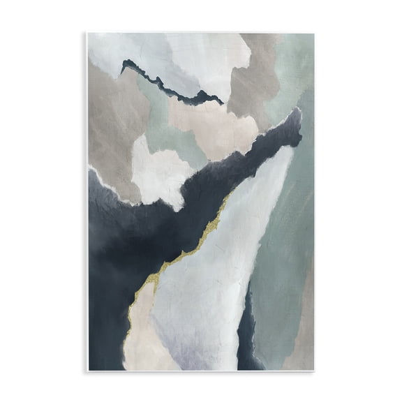 Stupell Industries Cool Water Lines Wall Plaque Art design by J:L Design, 15 x 10