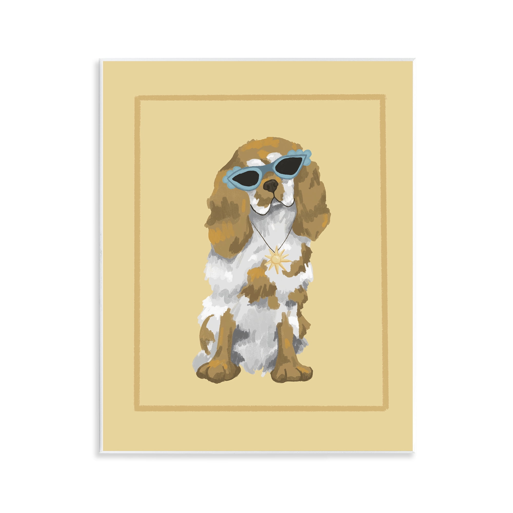 Stupell Industries Coolest Dog & Sunglasses Wall Plaque Art, design by Sadie Harper