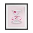 thumbnail image 1 of Stupell Industries Coquette Cherry Cocktail Black Framed Print Under Glass design by Nina Jacobs, 21 x 17, 1 of 10