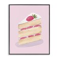 thumbnail image 1 of Stupell Industries French Country Coquette Strawberry Cake Black Framed Giclee Art, 11 x 14, by Nina Jacobs, 1 of 7