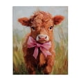 thumbnail image 1 of Stupell Industries Coquette Trotting Cow Canvas Wall Art design by Nina Blue, 40 x 30, 1 of 7