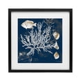 thumbnail image 1 of Stupell Industries Traditional Coral Medley on Blue Black Framed Print Under Glass, 13 x 13, by Lanie Loreth, 1 of 8