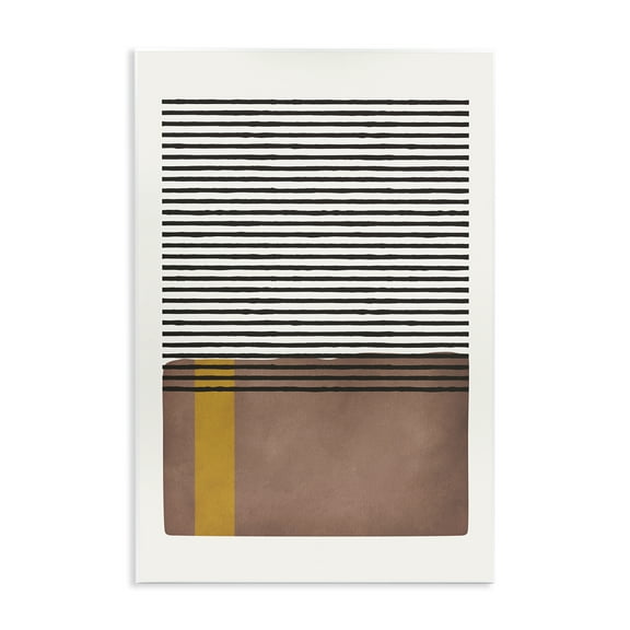 Stupell Industries Cosby Street Abstraction Abstract Painting Unframed Art Print Wall Art, 10 x 15