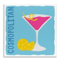 Stupell Industries Cosmopolitan Cocktail Drink Food & Beverage Painting Unframed Art Print Wall Art, 12 x 12