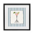 thumbnail image 1 of Stupell Industries Modern Cosmopolitan Summer Stripes Black Framed Print Under Glass, 13 x 13, by Susan Jill, 1 of 8
