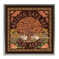thumbnail image 1 of Stupell Industries Cottage Autumn Days on Brown Gray Floating Frame Canvas Art, 25 x 25, by Laura Marshall, 1 of 8
