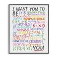 thumbnail image 1 of Stupell Industries Cottage Be You Inspirational Phrases Black Framed Giclee Art, 11 x 14, by Erica Billups, 1 of 7