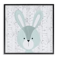 thumbnail image 1 of Stupell Industries Cottage Charming Bunny on Birch Black Framed Giclee Art, 17 x 17, by Kim Allen, 1 of 7