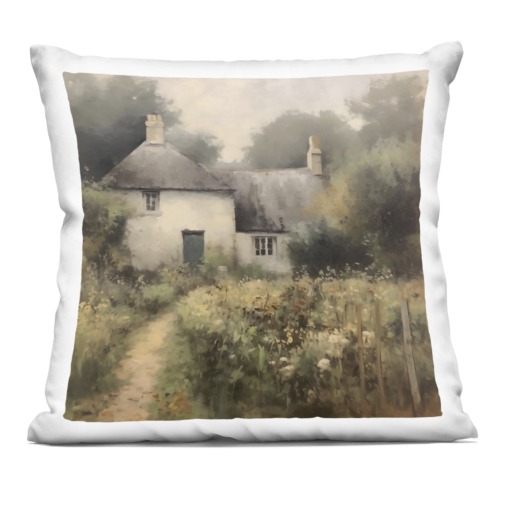 Stupell Industries Cottage Comfort in Summer Garden Decorative Printed Throw Pillow, design by Creative Studio, 18 x 7 x 18