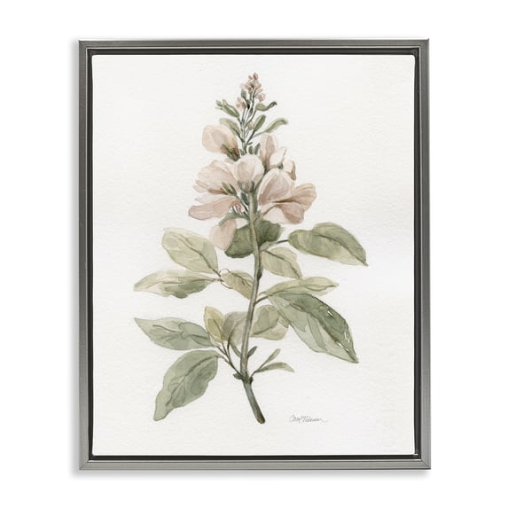Stupell Industries Cottage Gray Floating Frame Canvas Art, 17 x 21, by Carol Robinson