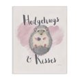 thumbnail image 1 of Stupell Industries Cottage Hedgehugs and Kisses Pink Canvas Art, 16 x 20, by Elyse Deneige, 1 of 7