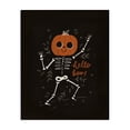 thumbnail image 1 of Stupell Industries Cottage Hello Boo Halloween Smiling Skeleton Canvas Art, 16 x 20, by Loni Harris, 1 of 7