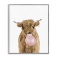 thumbnail image 1 of Stupell Industries Cottage Highland Cattle Bubblegum Gray Framed Giclee Art, 11 x 14, by Sisi and Seb, 1 of 7