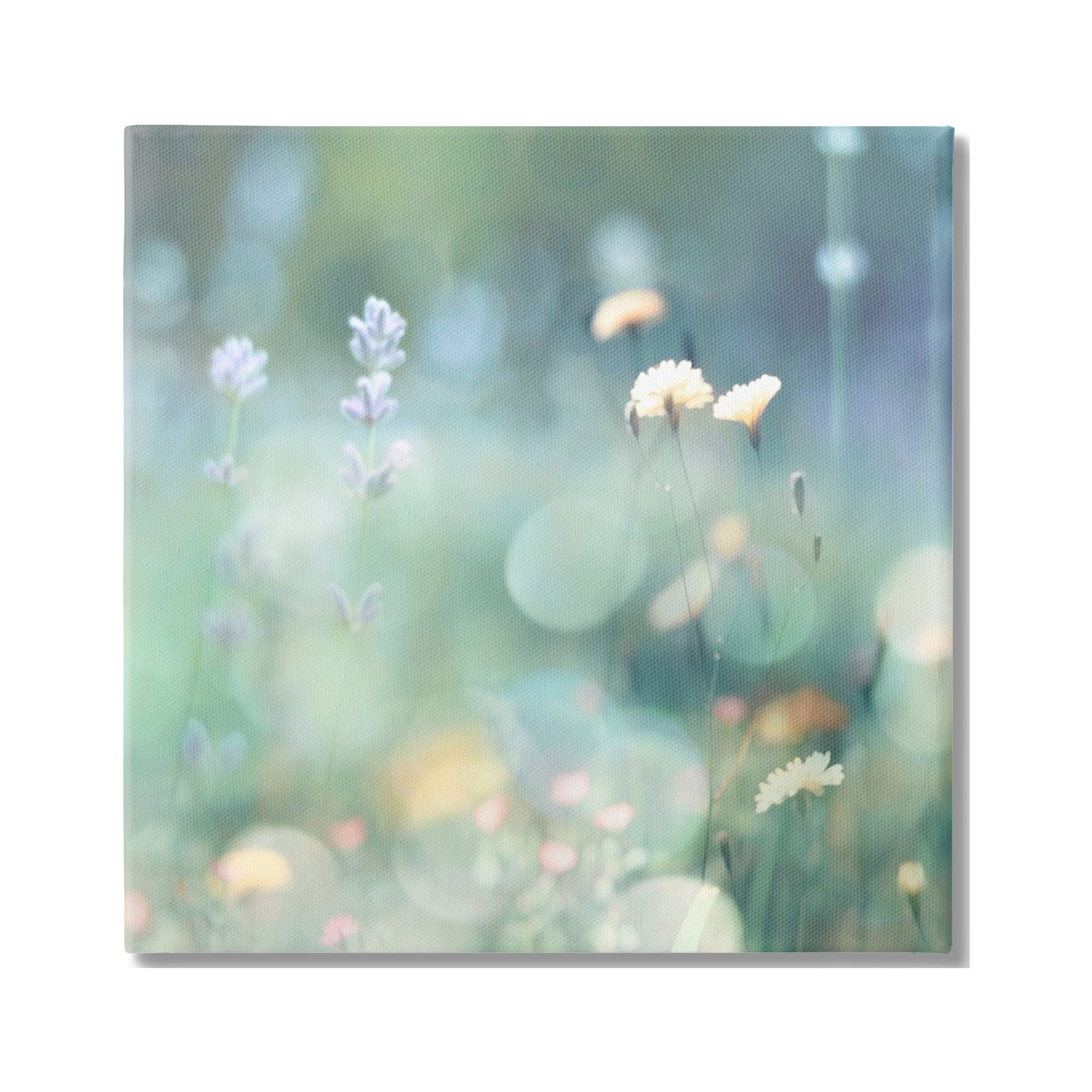 Stupell Industries Cottage Meadow Photography Botanical & Floral Photography Gallery Wrapped Canvas Art Print Wall Art, 17 x 17