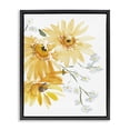 thumbnail image 1 of Stupell Industries Cottage Modern Yellow Daisies Black Floating Frame Canvas Art, 25 x 31, by Amanda Cook, 1 of 8