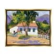thumbnail image 1 of Stupell Industries Cottage Nature Painting Landscape Painting Gold Floater Framed Canvas Art Print Wall Art, 21 x 17, 1 of 10