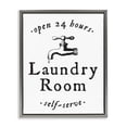 thumbnail image 1 of Stupell Industries Cottage Self Serve Laundry Gray Floating Frame Canvas Art, 25 x 31, by Lettered and Lined, 1 of 8
