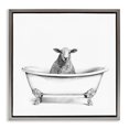 thumbnail image 1 of Stupell Industries Cottage Sheep in Bathtub Sketch Gray Floating Frame Canvas Art, 18 x 18, by Victoria Borges, 1 of 8