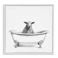 thumbnail image 1 of Stupell Industries Cottage Sheep in Bathtub Sketch White Framed Giclee Art, 12 x 12, by Victoria Borges, 1 of 8