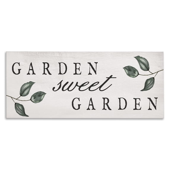 Stupell Industries Cottage Sweet Garden Sign Canvas Art, 30 x 13, by Lil' Rue