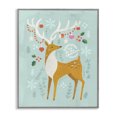 thumbnail image 1 of Stupell Industries Cottage Tis The Season Reindeer Gray Framed Giclee Art, 16 x 20, by Irene Chan, 1 of 8