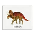 thumbnail image 1 of Stupell Industries Cottage Triceratops Dinosaur Learning Canvas Art, 48 x 36, by Brett Blumenthal, 1 of 8