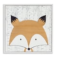 thumbnail image 1 of Stupell Industries Cottage Whimsical Fox on Birch White Framed Giclee Art, 12 x 12, by Kim Allen, 1 of 7