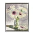 thumbnail image 1 of Stupell Industries Cottage White Mums Gray Floating Frame Canvas Art, 25 x 31, by Bley Hack, 1 of 7