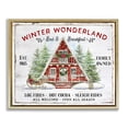 thumbnail image 1 of Stupell Industries Cottage Wonderland Christmas Cabin Gold Floating Frame Canvas Art, 31 x 25, by Creatif Belle, 1 of 8