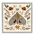 thumbnail image 1 of Stupell Industries Cottagecore Botanicals Pattern Animals & Insects Painting Gray Framed Art Print Wall Art, 17 x 17, 1 of 9