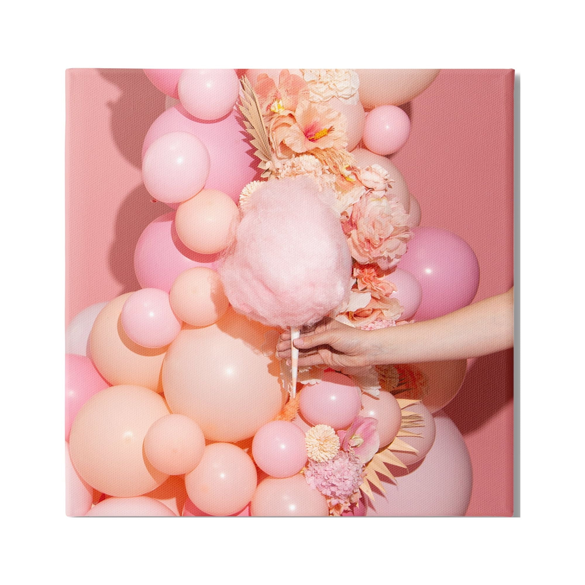 Stupell Industries Cotton Candy & Balloons Food & Beverage Photography Gallery Wrapped Canvas Print Wall Art, 36 x 36