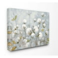 thumbnail image 1 of Stupell Industries Cotton Flower Field Neutral Blue Green Landscape Painting Canvas Wall Art by Julia Purinton, 1 of 6