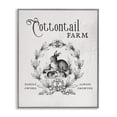 thumbnail image 1 of Cottontail Farm Vintage Advertisement Rabbit Family Country Illustration Gray Framed Giclee Art, 16 x 20, By Lil' Rue, 1 of 7