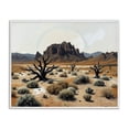 thumbnail image 1 of Stupell Industries Rustic Lodge Cottonwood Desert Mesas White Framed Giclee Art, 14 x 11, by Tabz Jones, 1 of 7