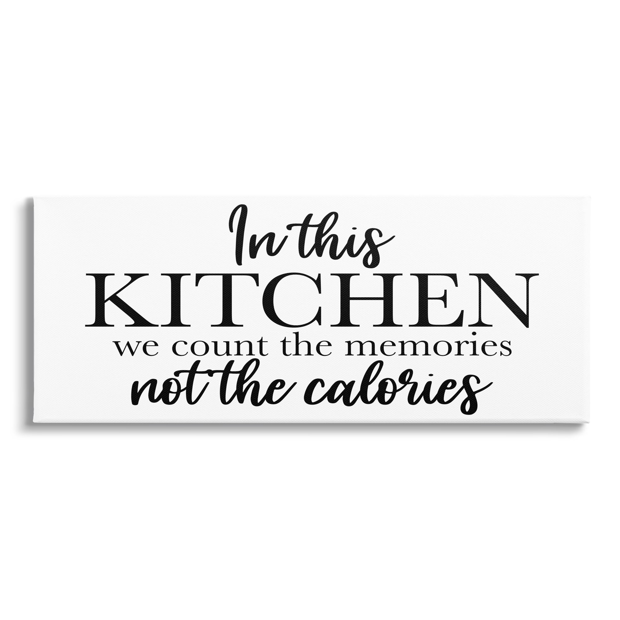 Stupell Industries Count The Memories Phrase Food & Beverage Painting Gallery Wrapped Canvas Print Wall Art, 30 x 13
