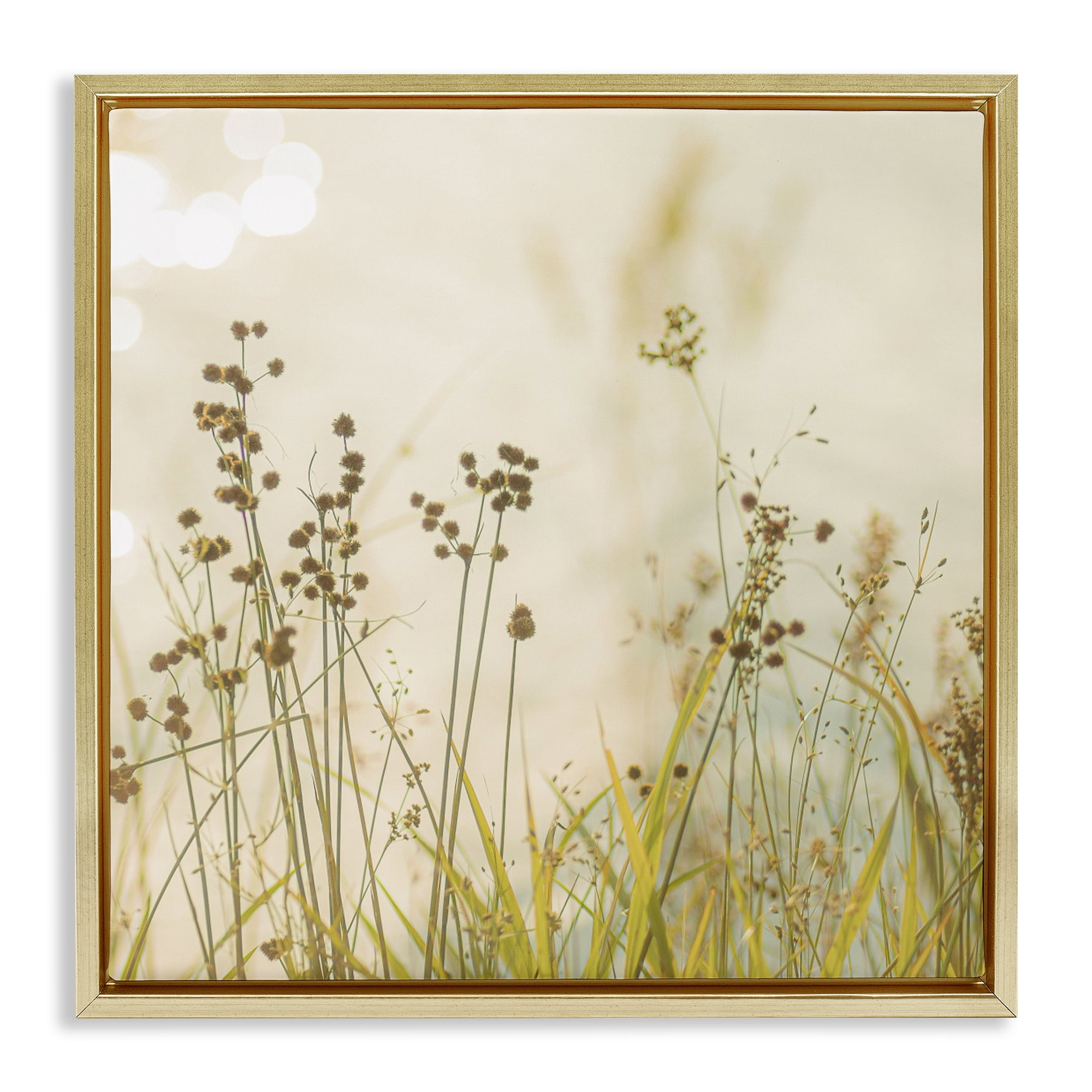 Stupell Industries Country Afternoon Walk Gold Framed Floater Canvas Wall Art, design by Erin Marie