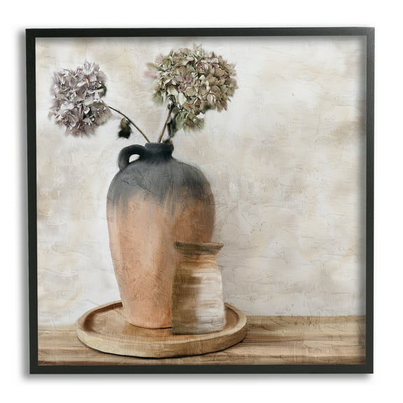 Stupell Industries Country Bouquet Still Life Botanical & Floral Painting Black Framed Art Print Wall Art, 12 x 12