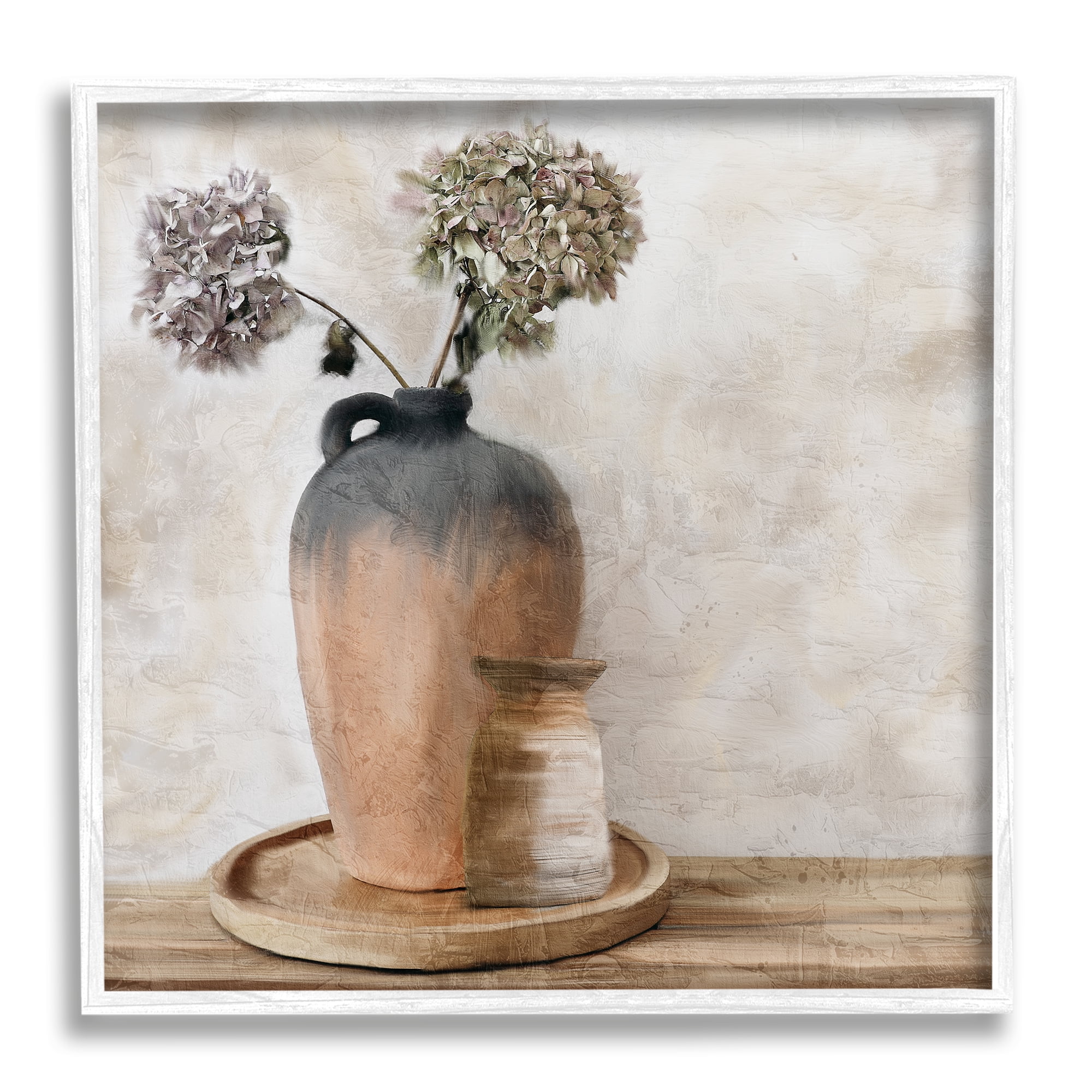 Stupell Industries Country Bouquet Still Life Botanical & Floral Painting White Framed Art Print Wall Art, 12 x 12