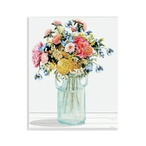 Stupell Industries Country Classic Bouquet Floral Painting Unframed Art Print Wall Art, 11 x 14