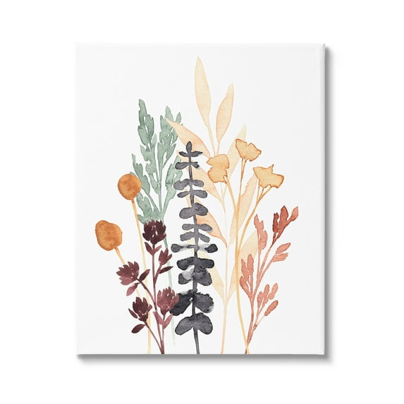 Stupell Industries Country Cottage Herbs Layered Botanicals Graphic Art Gallery Wrapped Canvas Print Wall Art, Design by Annie Warren