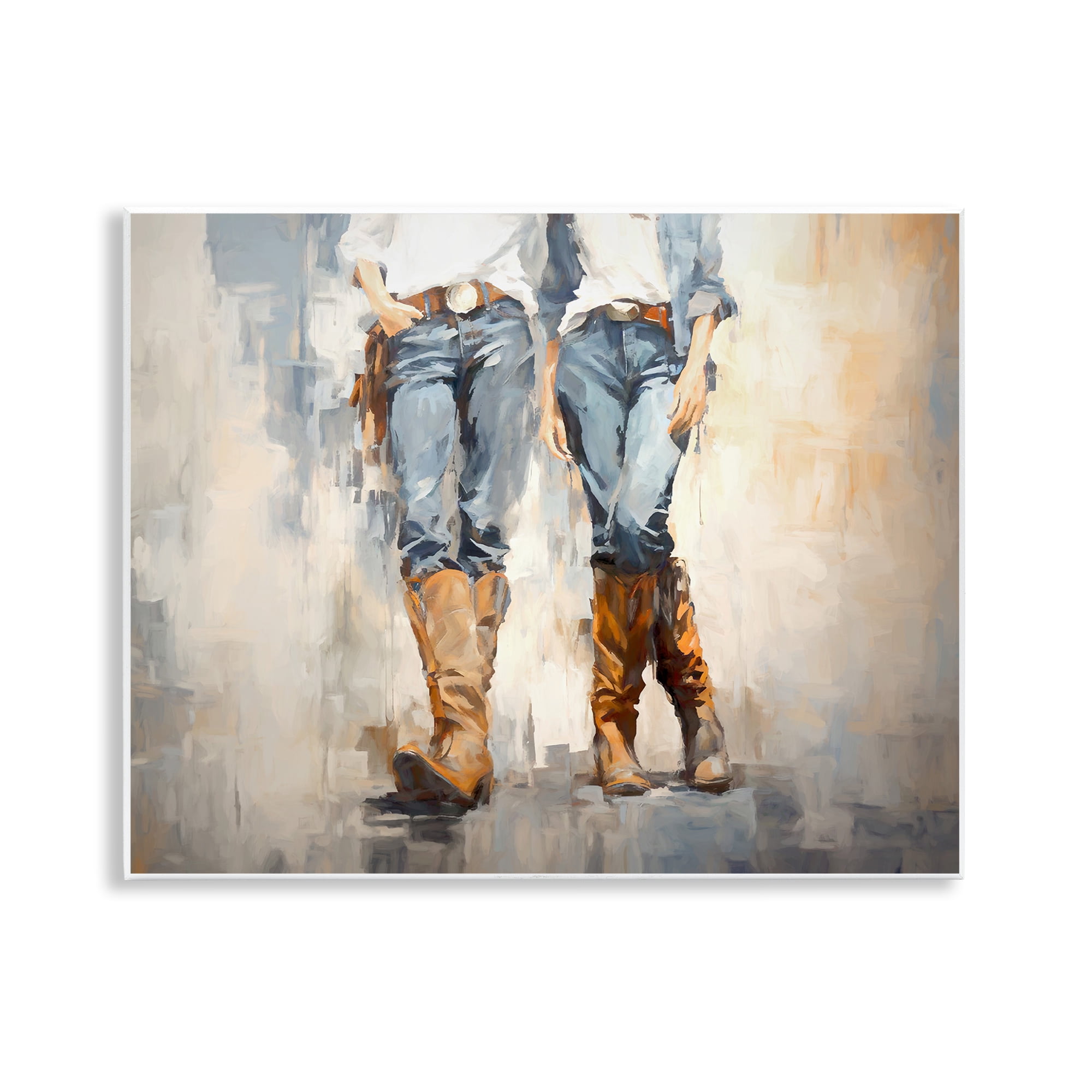 Stupell Industries Country Cowgirl Attitude Novelty Painting Unframed Art Print Wall Art, 14 x 11