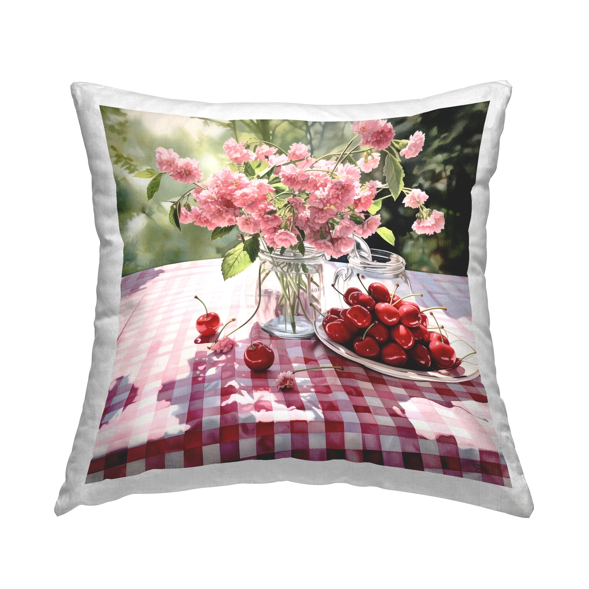 Stupell Industries Country Fruits Bouquet Decorative Printed Throw Pillow Design by RB