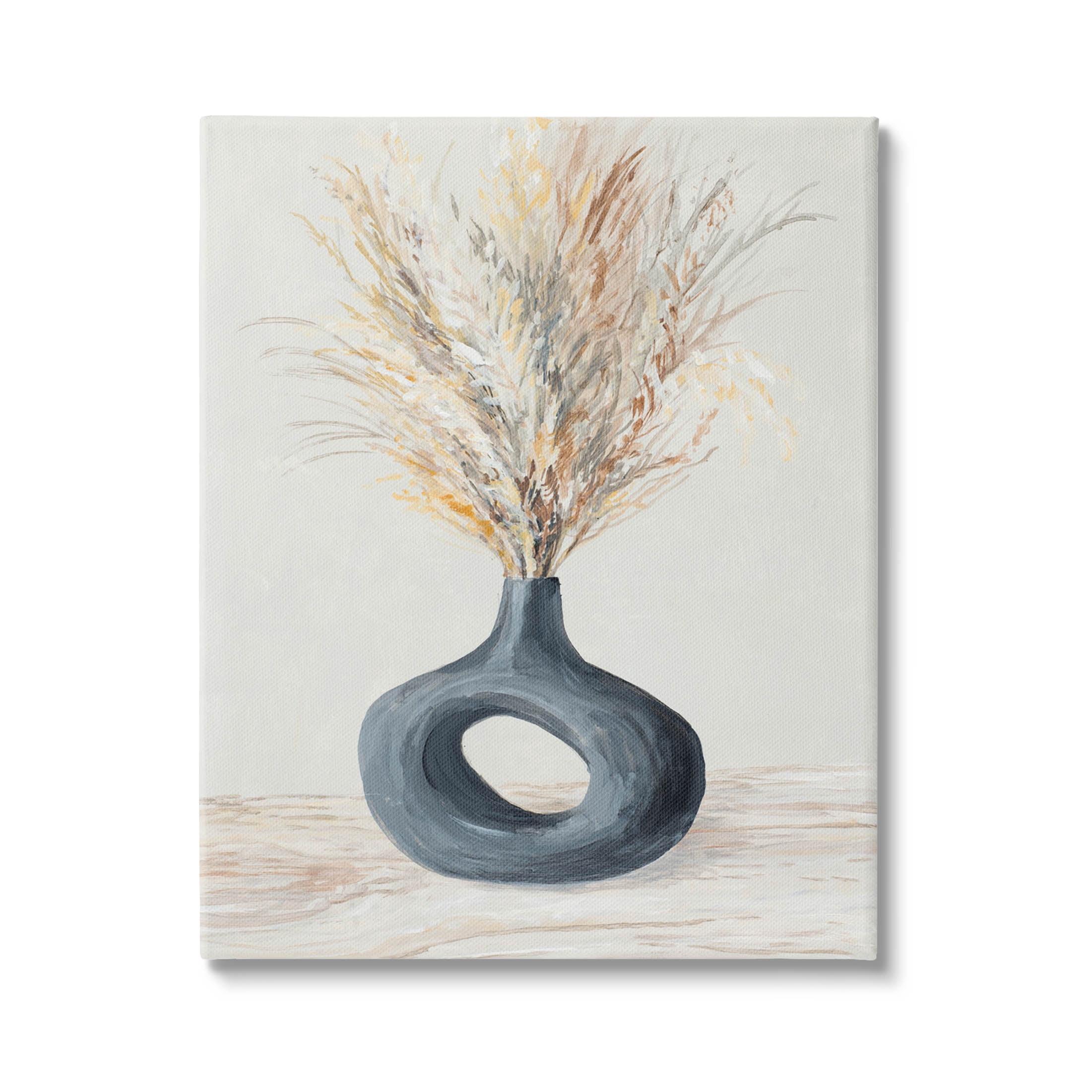 Stupell Industries Country Grain Modern Vase Painting Gallery Wrapped Canvas Print Wall Art, Design by Lanie Loreth