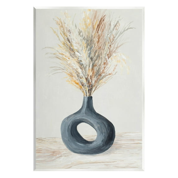 Stupell Industries Country Grain Modern Vase Painting Unframed Art Print Wall Art, Design by Lanie Loreth