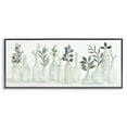 thumbnail image 1 of Stupell Industries Country Herb Jars Botanical & Floral Painting Black Framed Art Print Wall Art, 24 x 10, 1 of 10