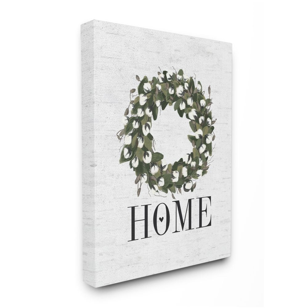Stupell Industries Country Home Wreath Charming Farm Design Designed by Lettered and Lined