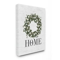 Stupell Industries Country Home Wreath Charming Farm Design Designed by Lettered and Lined