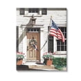 thumbnail image 1 of Stupell Industries Country House with Flag Travel & Places Painting Gallery Wrapped Canvas Art Print Wall Art, 24 x 30, 1 of 8
