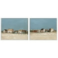 thumbnail image 1 of Stupell Industries Traditional Country Houses in Distance White 2pc Framed Giclee Art Set, 20 x 16 each, by Ethan Harper, 1 of 8